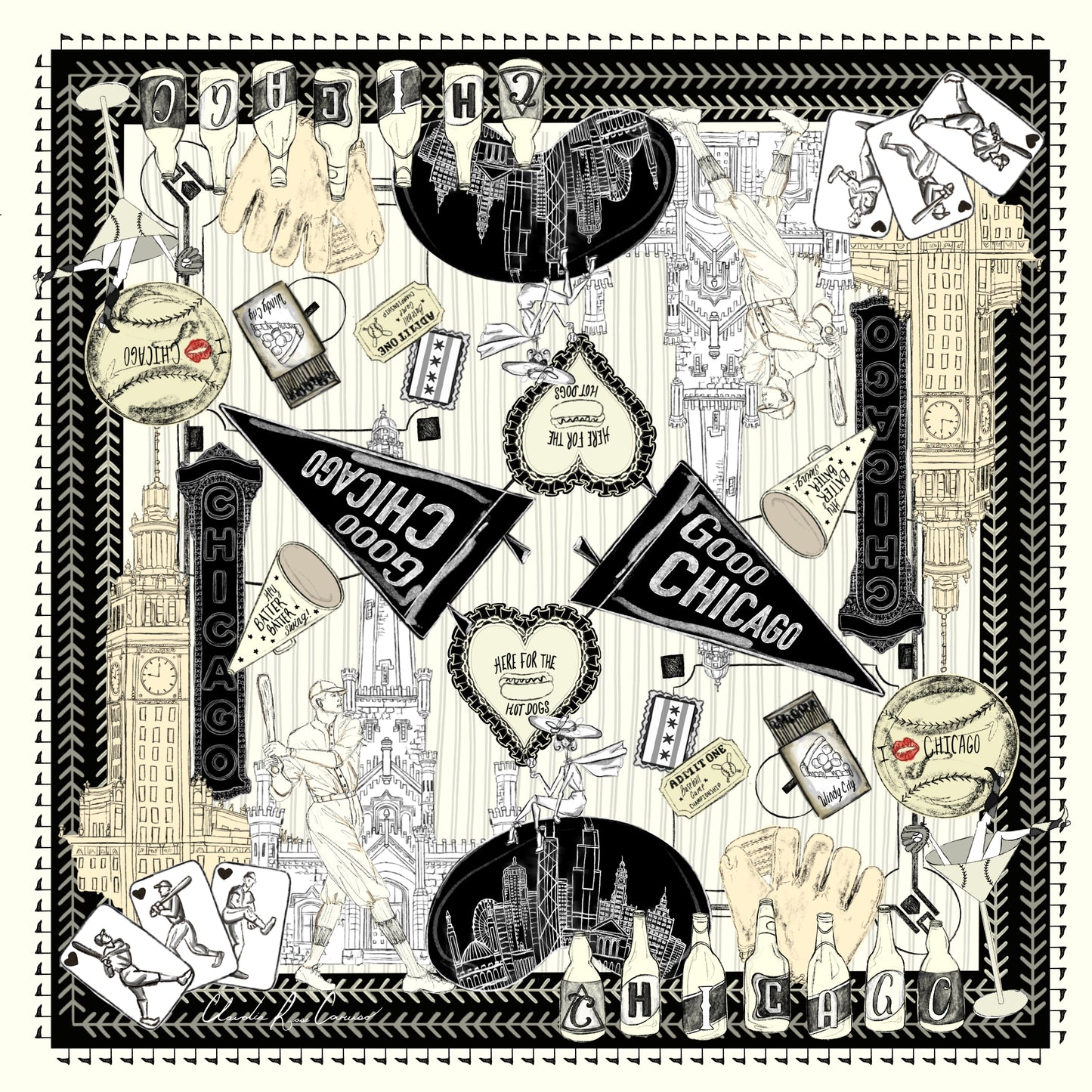 HOME RUN CHICAGO (B&W) (PRE-ORDER)